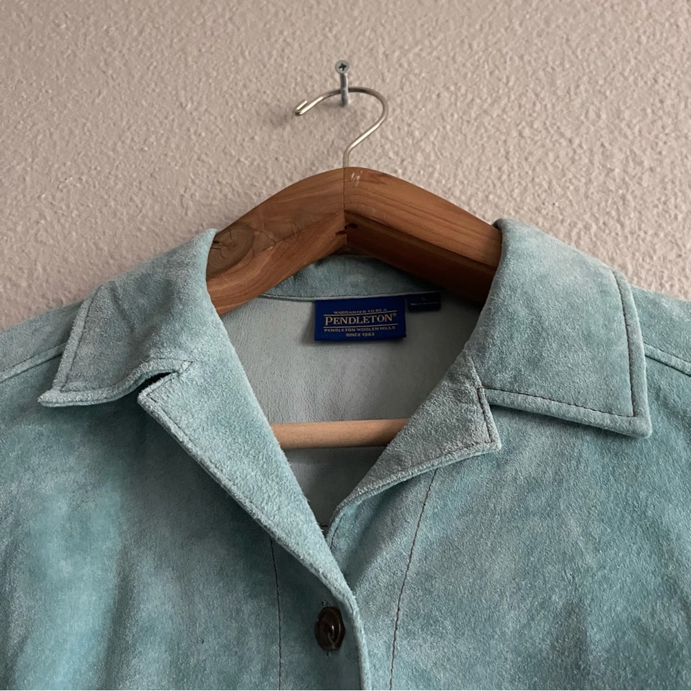 Pendleton Suede Button Up Shacket - image 3
